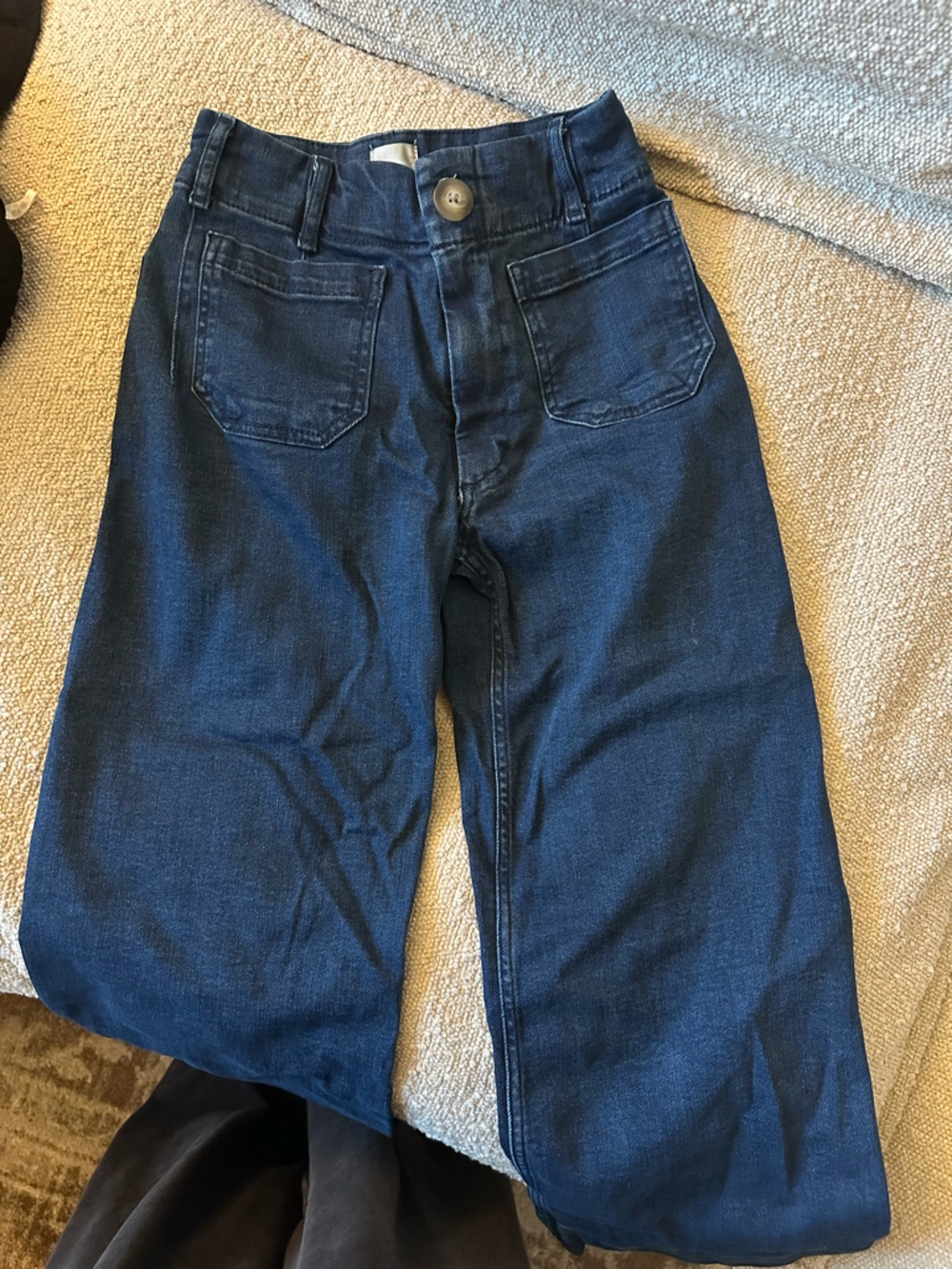 Maeve Dark Blue Relaxed Jeans